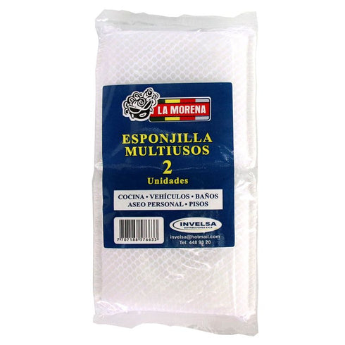 esponja multiusos la morena 2u